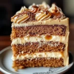 Irresistible Caramel Coffee Buttercream Cake