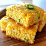 Jalapeño Cornbread with Lime Honey Glaze
