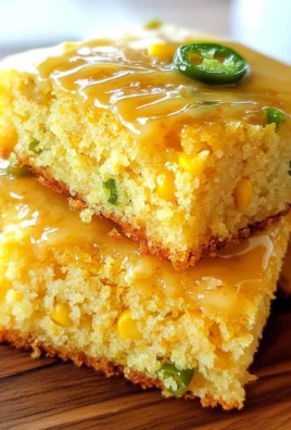 Jalapeño Cornbread with Lime Honey Glaze
