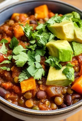 Lentil Sweet Potato Chili
