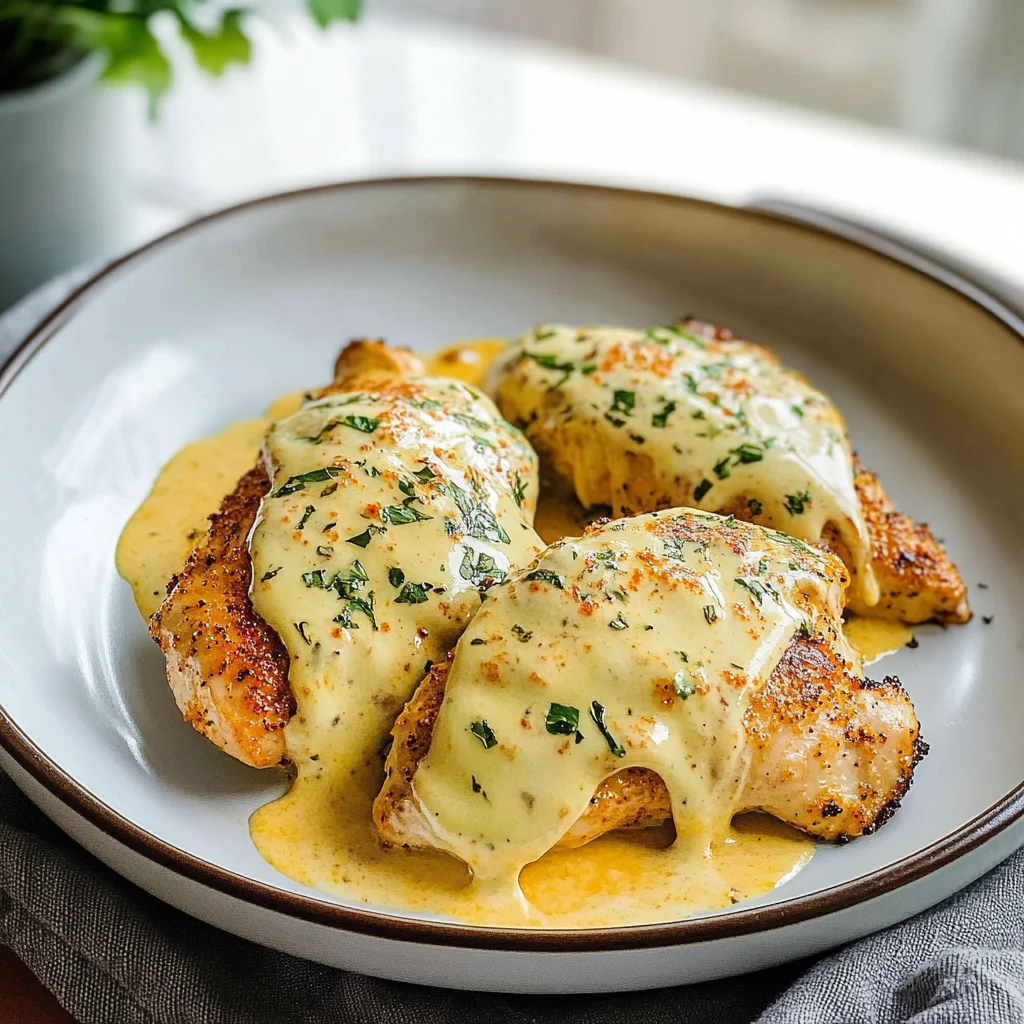 Mexican Chicken with Cheese Sauce