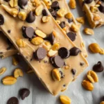 Peanut Butter Frozen Yogurt Bars