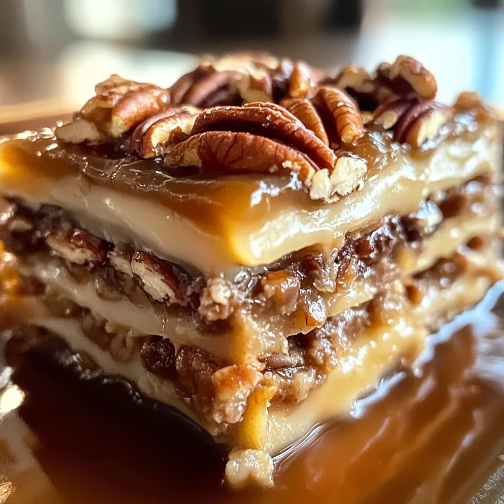 Pecan Pie Lasagna