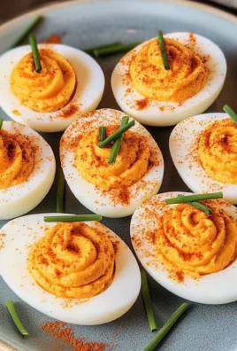 Pumpkin Patch Deviled Eggs