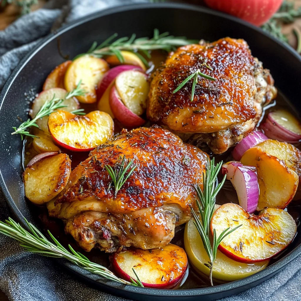 Rosemary Apple Cider Chicken Recipe