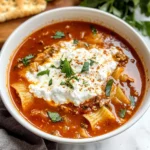 Slow Cooker Lasagna Soup