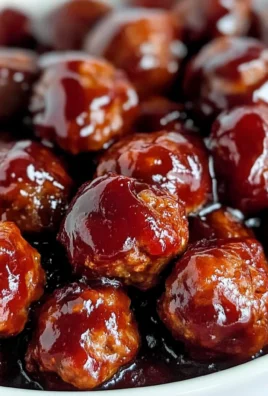 Spicy Cranberry BBQ Meatballs