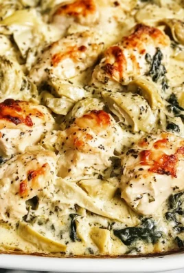 Spinach Artichoke Chicken Bake