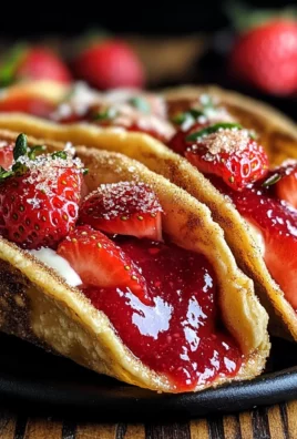 Strawberry Cheesecake Dessert Tacos – Best Sweet Taco Recipe