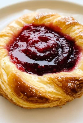 Sugar Raspberry Danish Bun