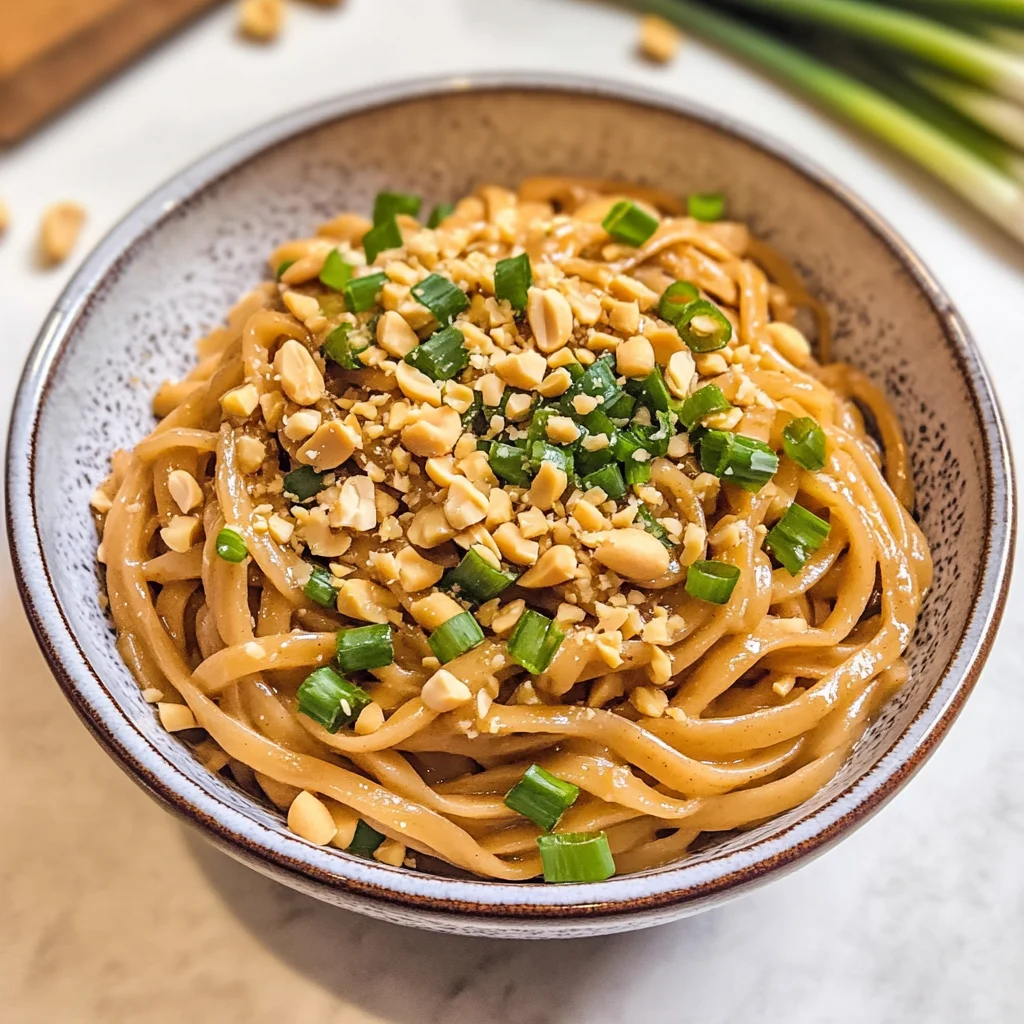 Thai Peanut Noodles Recipe