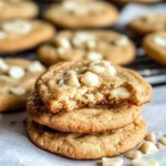 White Chocolate Coffee Cookies