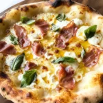 White Pizza with Prosciutto & Hot Honey