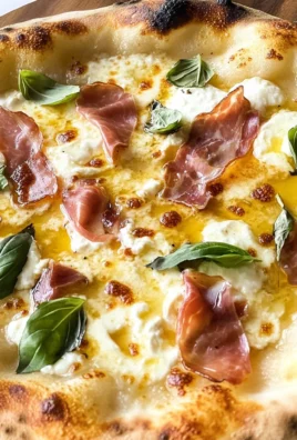 White Pizza with Prosciutto & Hot Honey