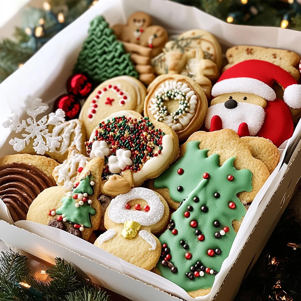 10 Christmas Cookies from 1 Dough! - Christmas Cookie Box
