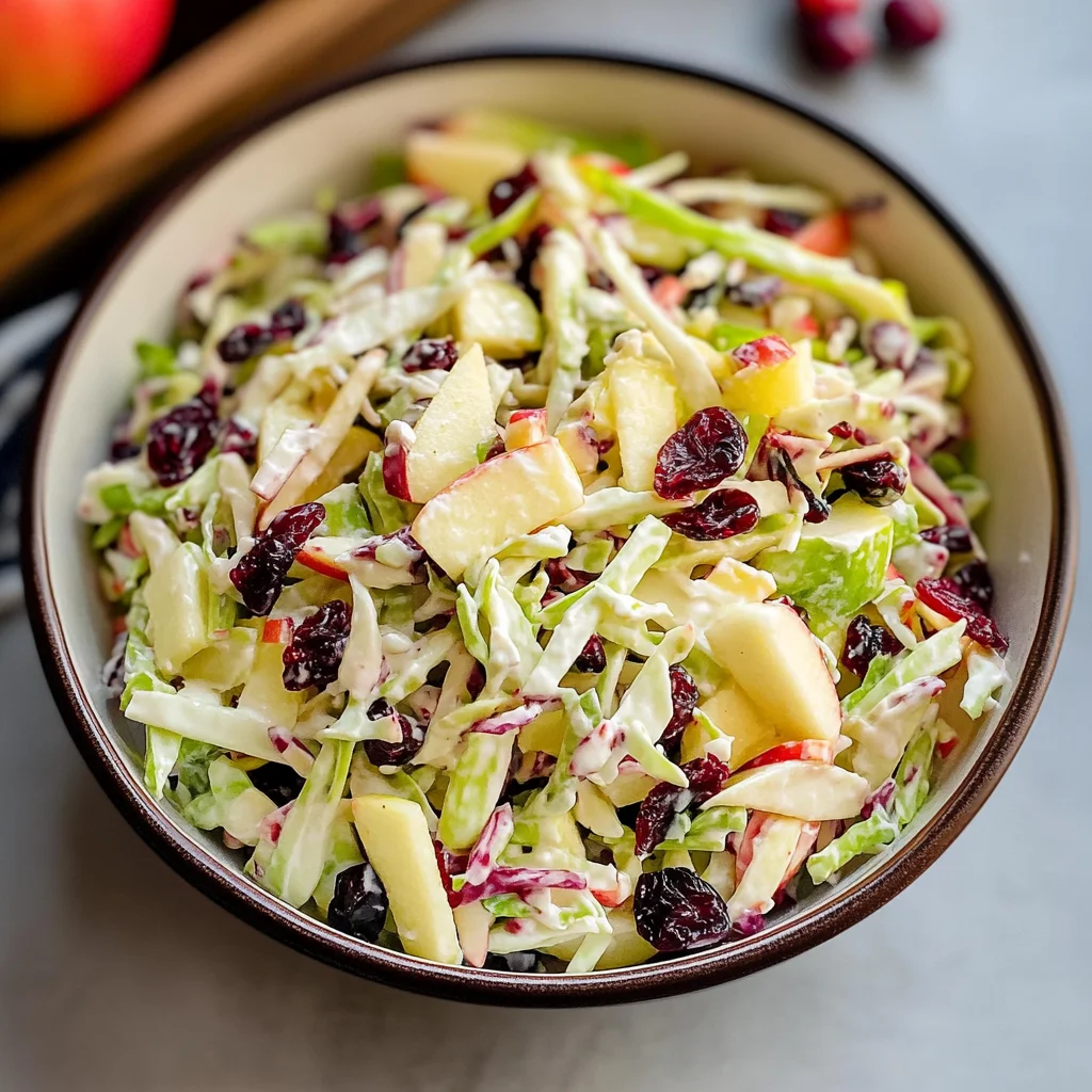 Apple Cranberry Coleslaw Recipe