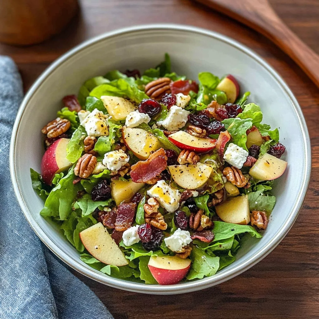 Autumn Salad with Apple Cider Vinaigrette