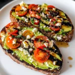 Avocado Toast with Feta and Cherry Tomatoes: A Perfectly Balanced Delight