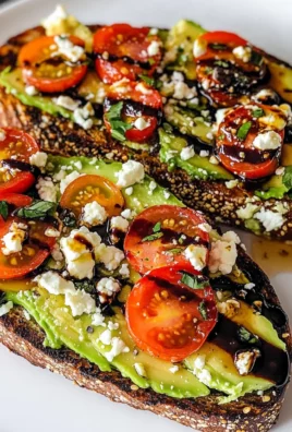Avocado Toast with Feta and Cherry Tomatoes: A Perfectly Balanced Delight