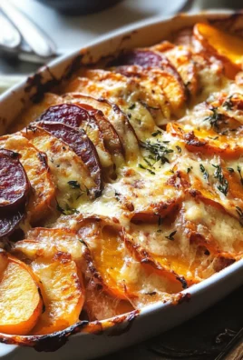 Cheesy Root Vegetable Gratin