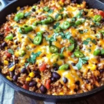 Cheesy Taco Rice Skillet