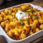 Chili Cheese Tater Tot Casserole: A Family Favorite Dish!