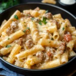Creamy Sausage Rigatoni