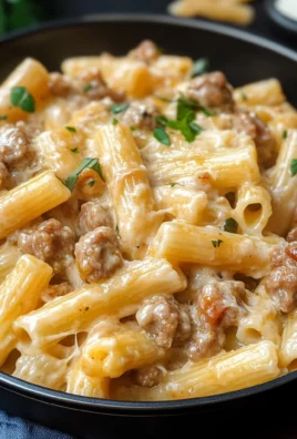 Creamy Sausage Rigatoni