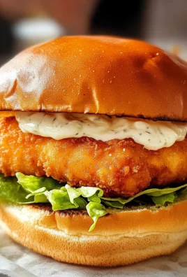 Crispy Fried Cod Fish Sandwich