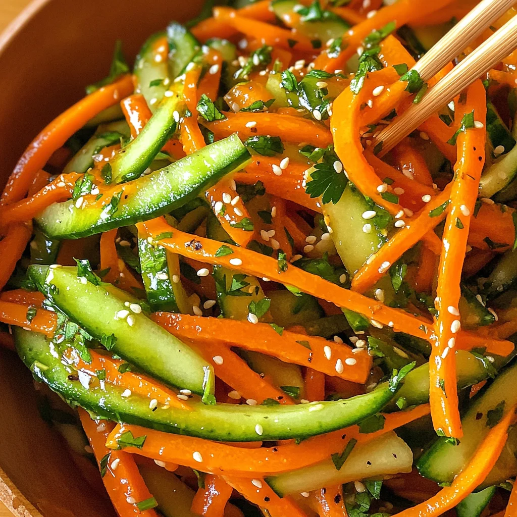 Cucumber Carrot Salad