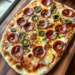 Delicious Hot Honey Flatbread Pizza