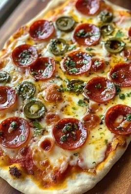 Delicious Hot Honey Flatbread Pizza