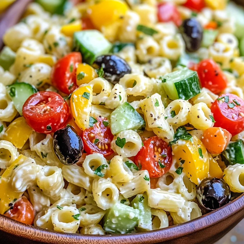 Ditalini Pasta Salad