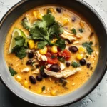 Easy Chicken, Poblano, and Black Bean Soup (Small Batch)
