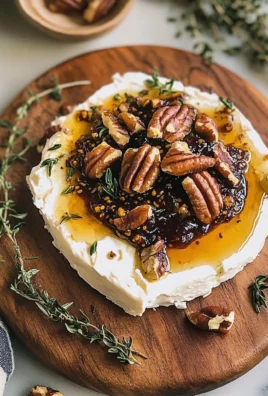 Easy Goat Cheese Appetizer with Fig Jam & Pecans