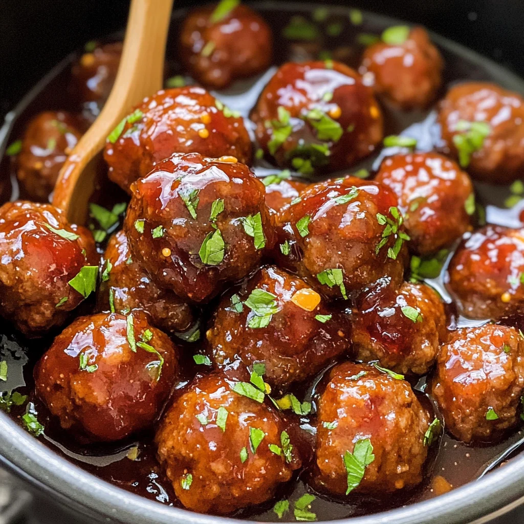 Easy Grape Jelly Meatballs Recipe