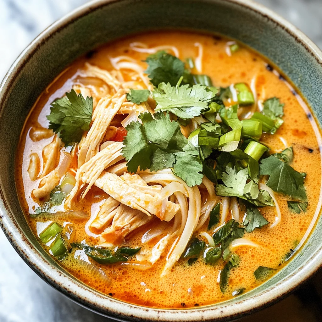 Easy Thai Chicken Curry Soup