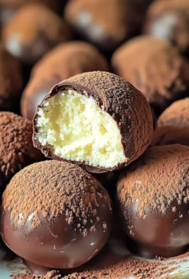 Easy Tiramisu Chocolate Truffles