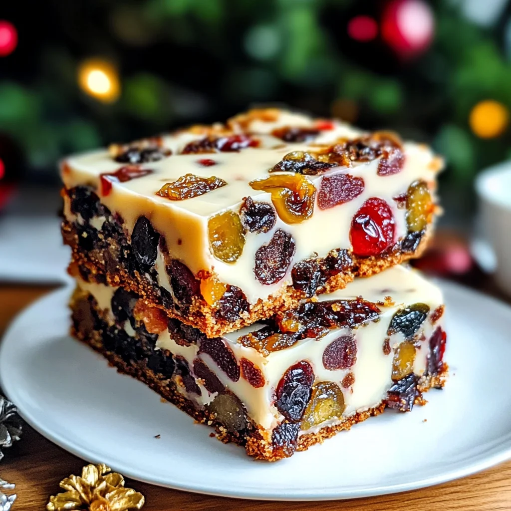 Festive Christmas Fruitcake Traybake: A Holiday Delight