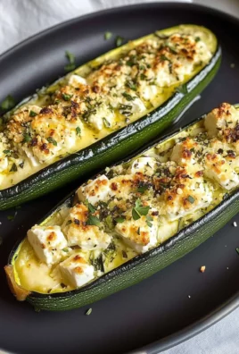 Feta Cheese Stuffed Zucchini