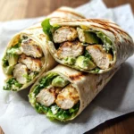 Grilled Chicken Caesar Salad Wraps