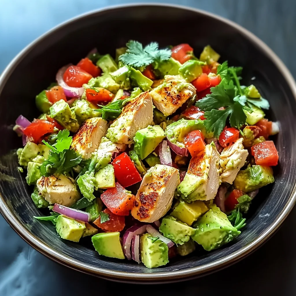 Healthy Avocado Chicken Salad