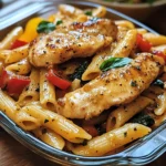 Honey Pepper Chicken Panini Pasta
