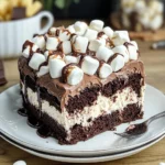 Hot Chocolate Poke Cake