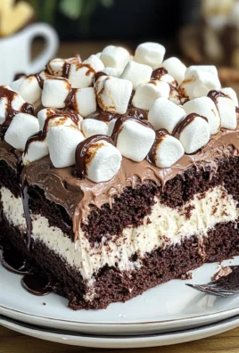 Hot Chocolate Poke Cake