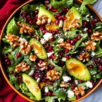 Juicy Christmas Salad with Honey Mustard Dressing