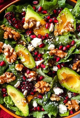 Juicy Christmas Salad with Honey Mustard Dressing