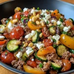 Mediterranean Ground Beef Stir-Fry