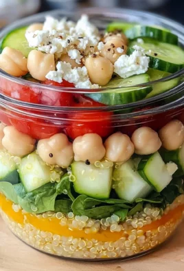 Mediterranean Quinoa Salad in a Jar Recipe