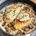 Mushroom Asiago Chicken